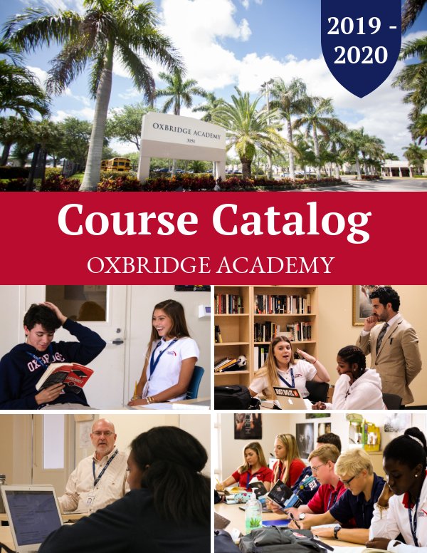 Oxbridge Academy 201920 Course Catalog by oxbridgeacademy3151 Flipsnack