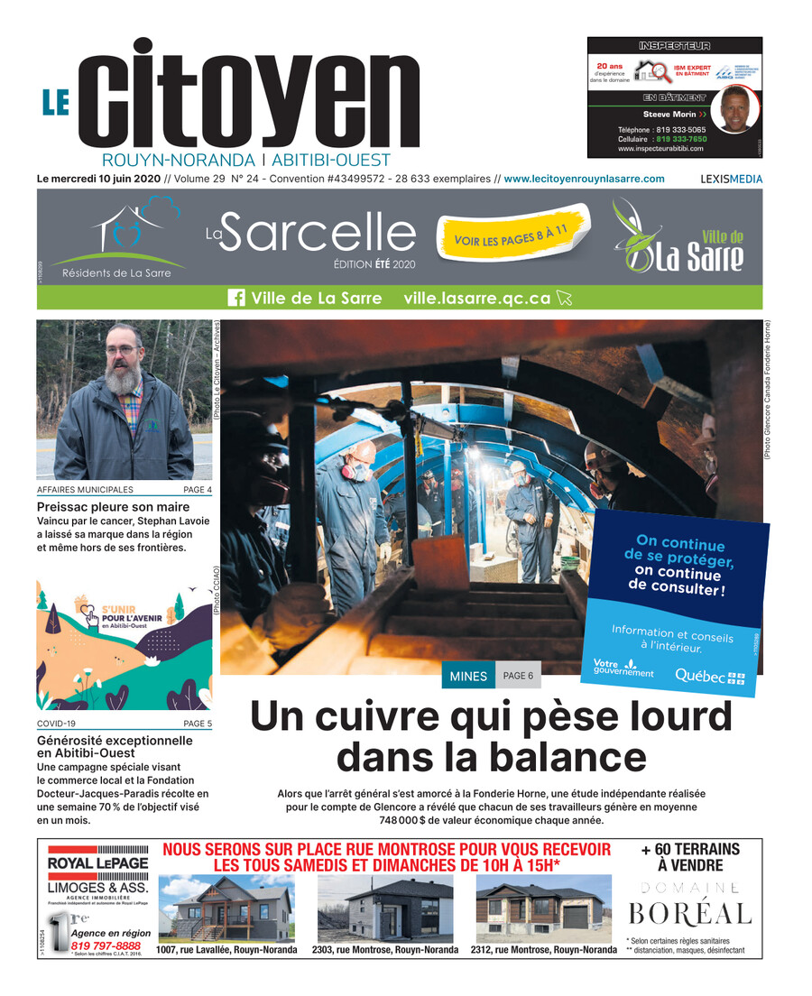 10 juin 2020 Le Citoyen RouynNoranda / AbitibiOuest by Medialo