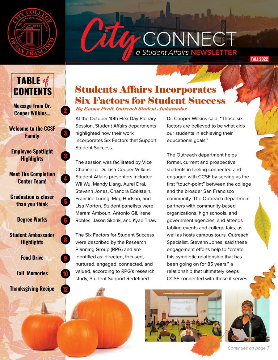 CCSF_Newsletter_Student-Affairs_November_2022 by Tim - Flipsnack