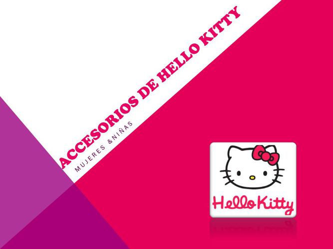 Accesorios de hello kitty