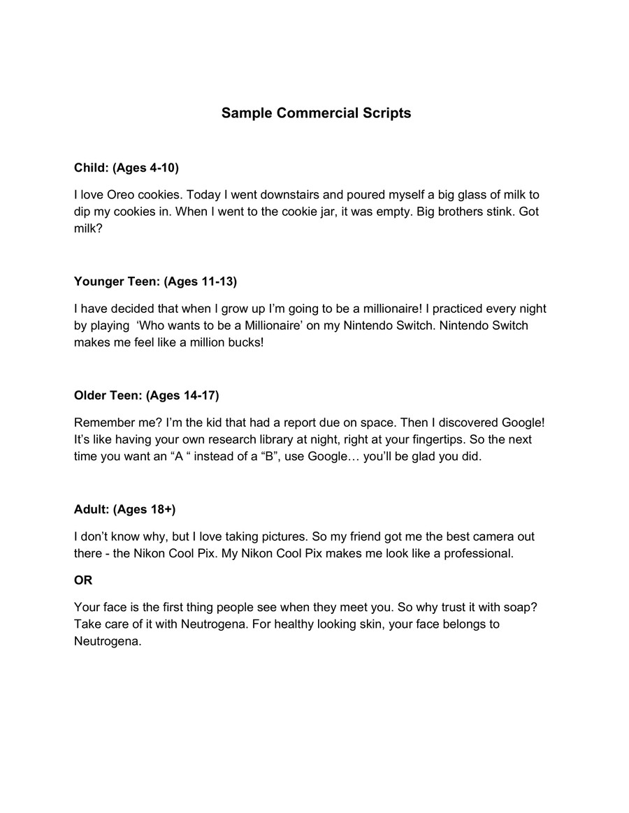 Commercial Scripts by lena Flipsnack