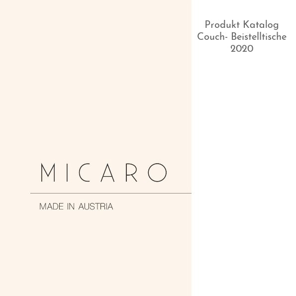 MICARO Lookbook Couch & Beistelltische by Mike Carolus Macher - Flipsnack