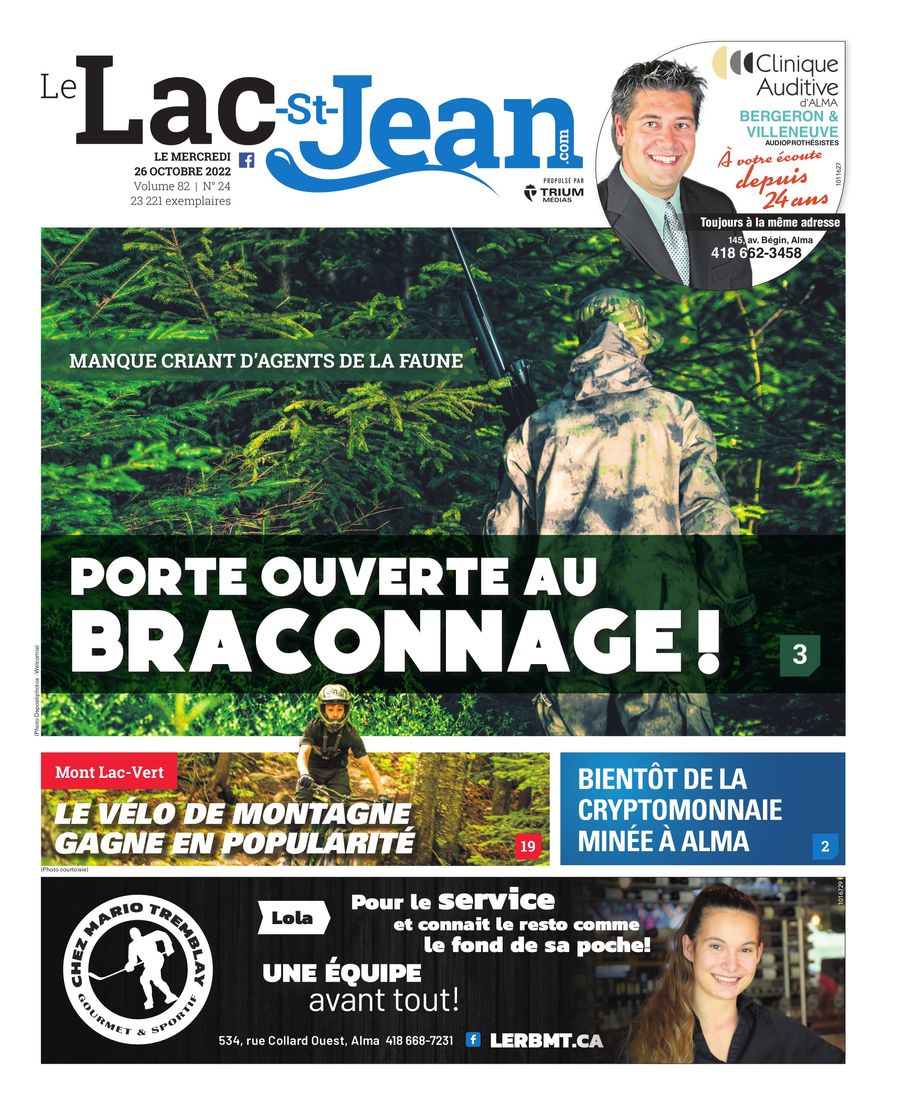 Journal Le Lac-St-Jean, 26 octobre 2022 by Trium Médias - Flipsnack
