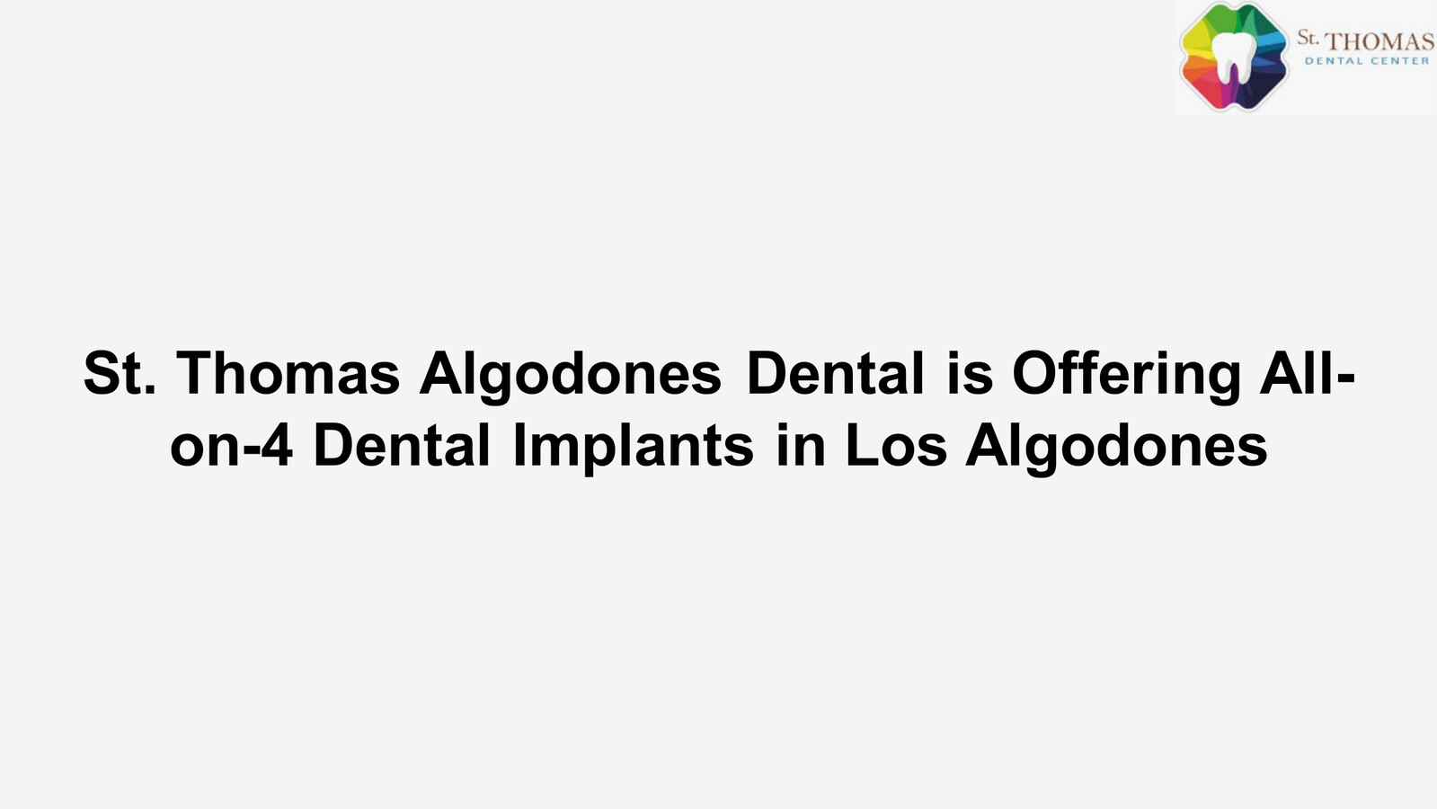 St. Thomas Algodones Dental is Offering Allon4 Dental Impl by