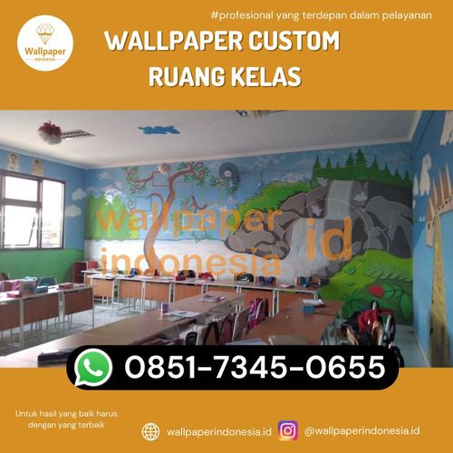 wallpaper custom ruang kelas