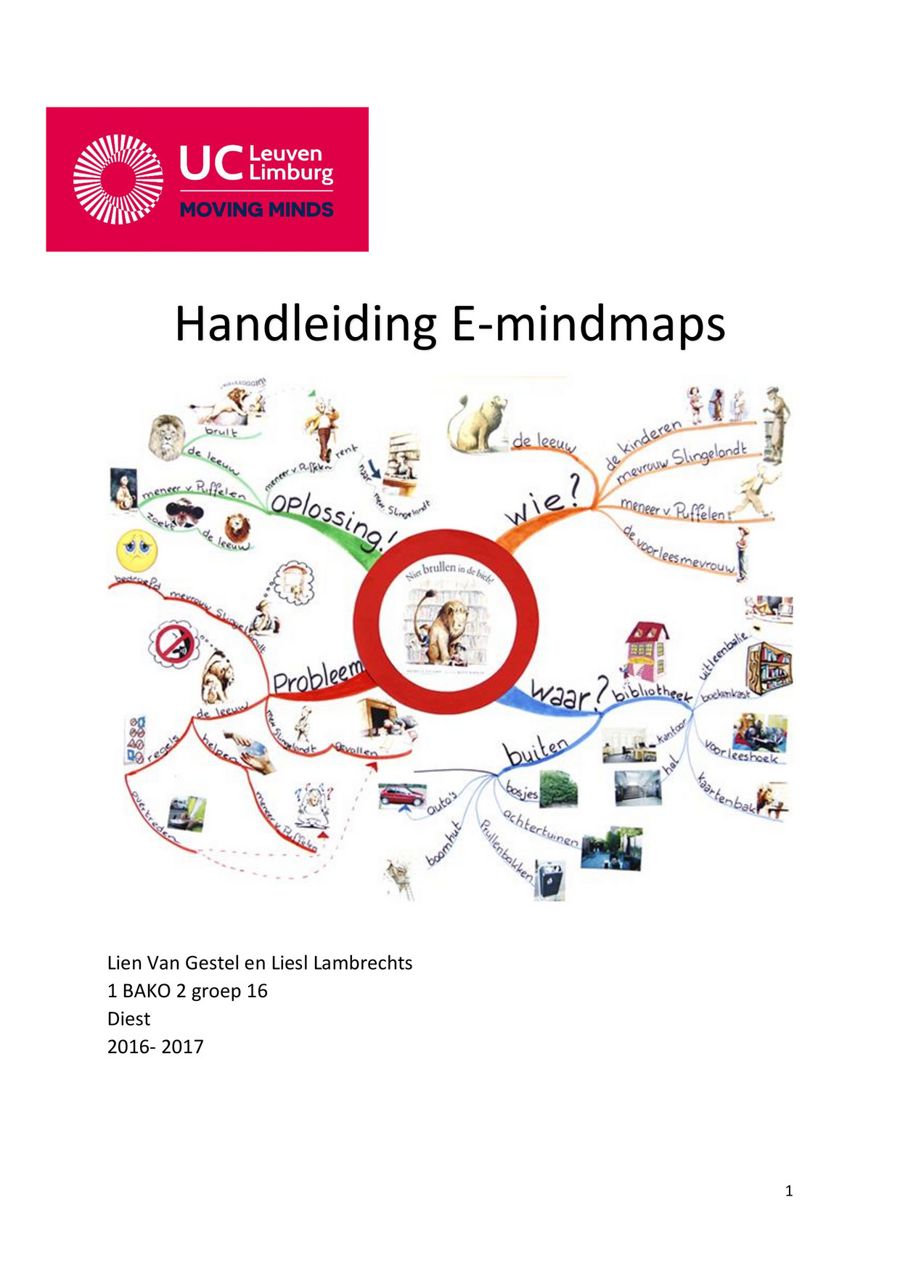 handleiding eMindmaps Liesl en Lien pdf by lienvangestel - Flipsnack