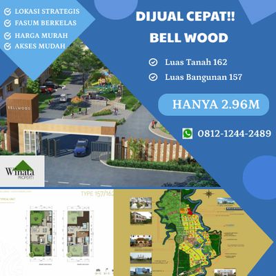 TERPERCAYA, CALL WA 0812-1244-2489 Jual Rumah Cibubur