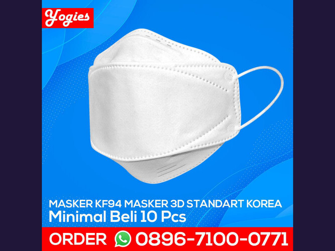 YOGIES 0896-7100-0771, Terbagus Masker KF94 Warna Putih Sekitar
