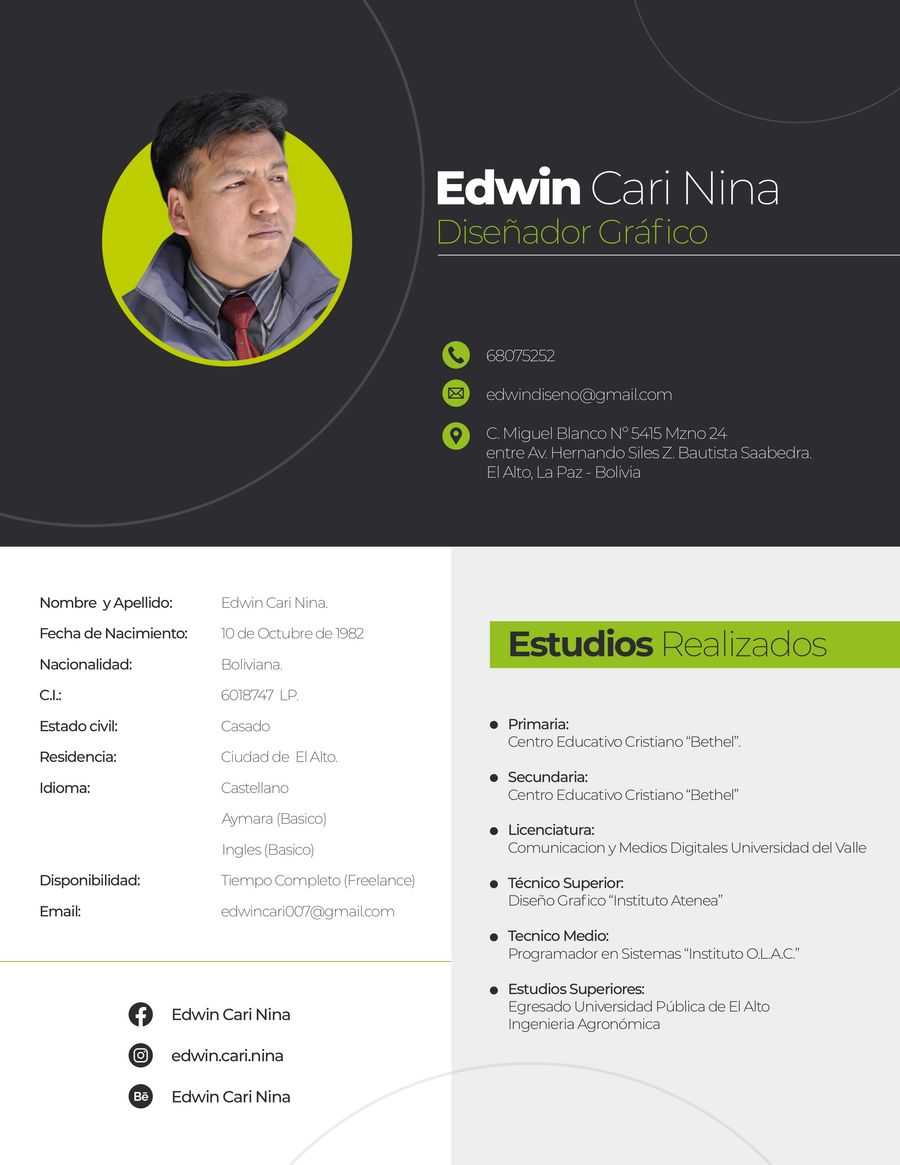 CV EDWIN EXTENDIDO by eric ross - Flipsnack