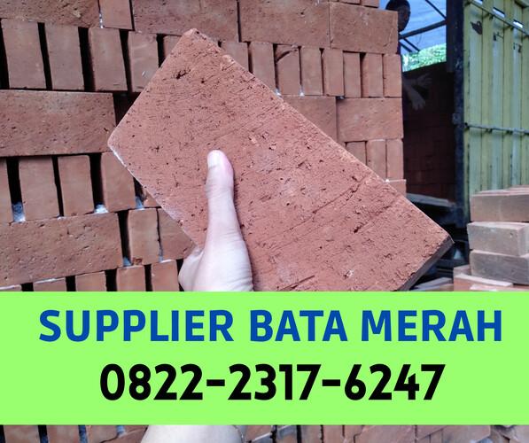 TERMURAH, WA 0822-2317-6247, Bata Merah Pres Jepara