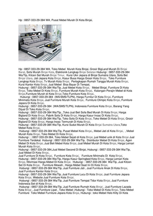 Pusat Sofa Murah Kota Binjai