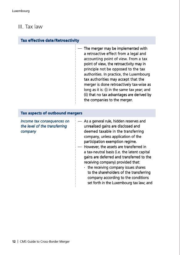 CrossB_luxembourg_Tax Law by CMS Legal Flipsnack