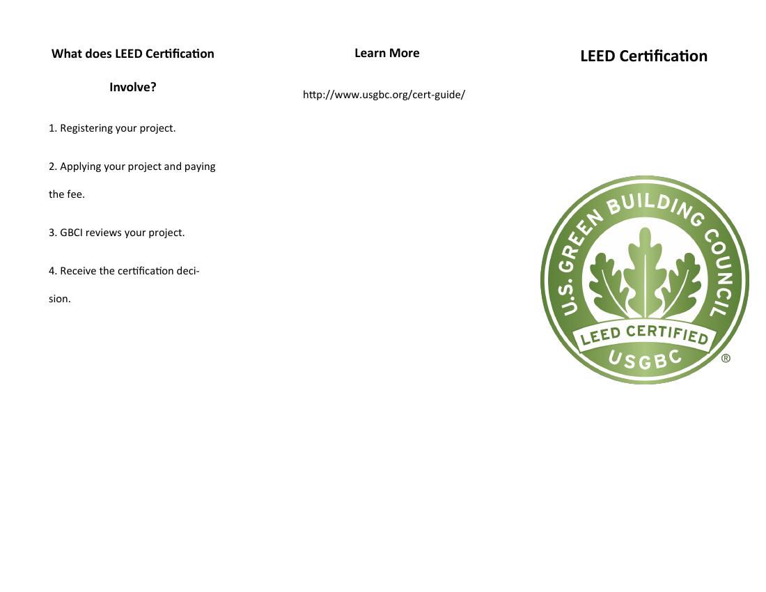 LEED Certification by Brett Lawrence Flipsnack