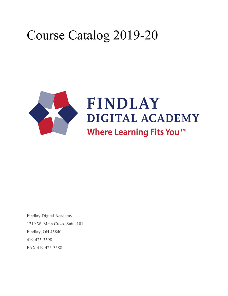 Findlay Course Catalog by Mark Masloski Flipsnack