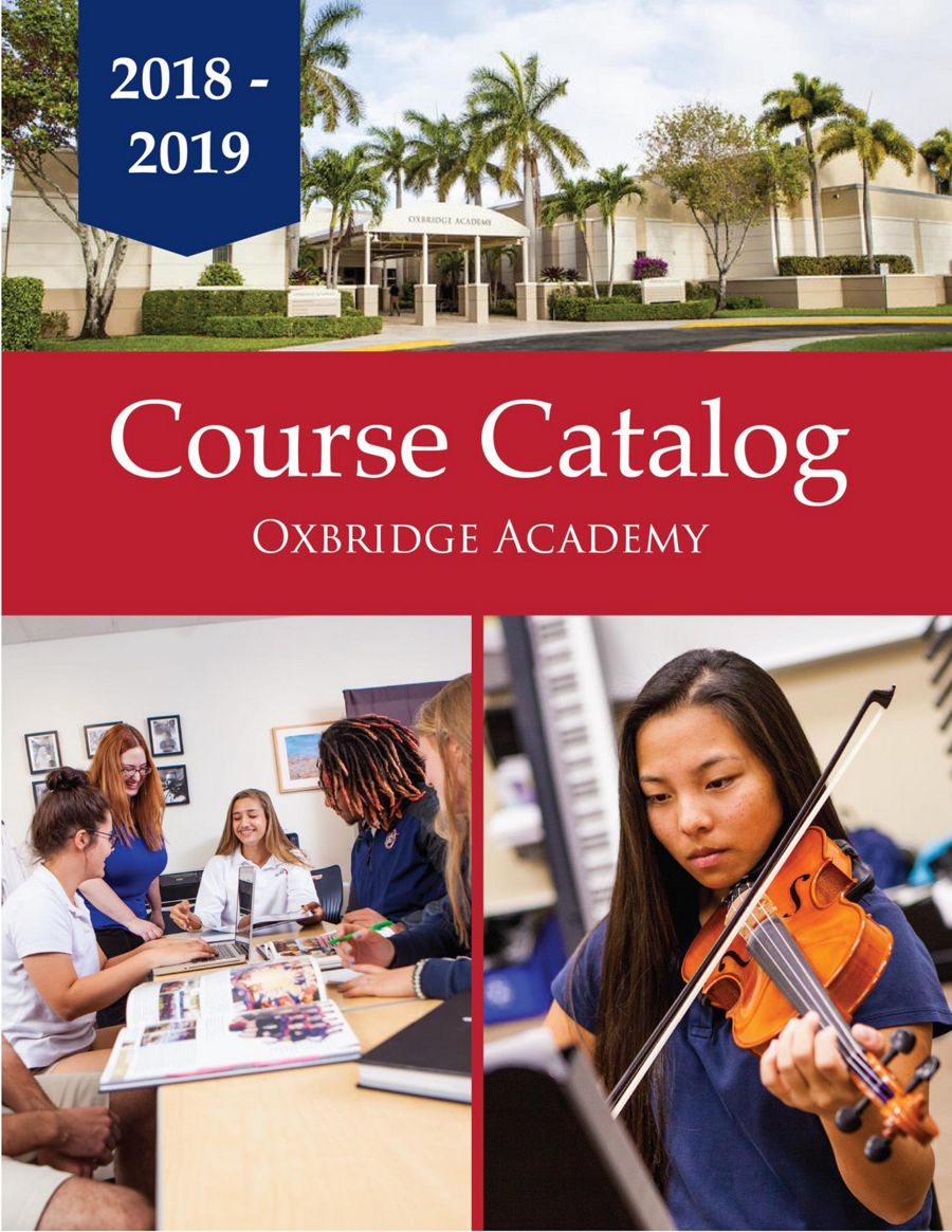 Oxbridge Academy 20182019 Course Catalog by Oxbridgeacademy3151