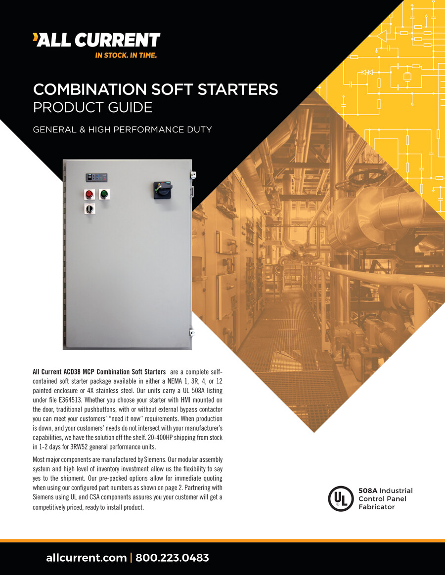Combination SoftStarters Product Guide All Current by All... Flipsnack