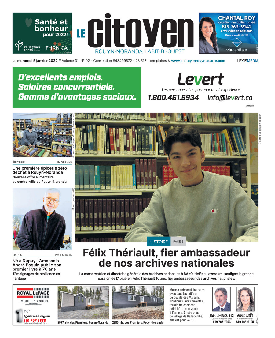 5 janvier 2022 Le Citoyen RouynNoranda / AbitibiOuest by Medialo