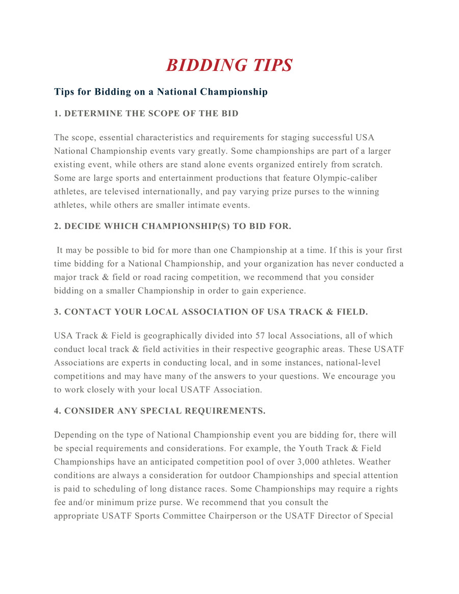 Bidding Tips by sarah.linehan - Flipsnack