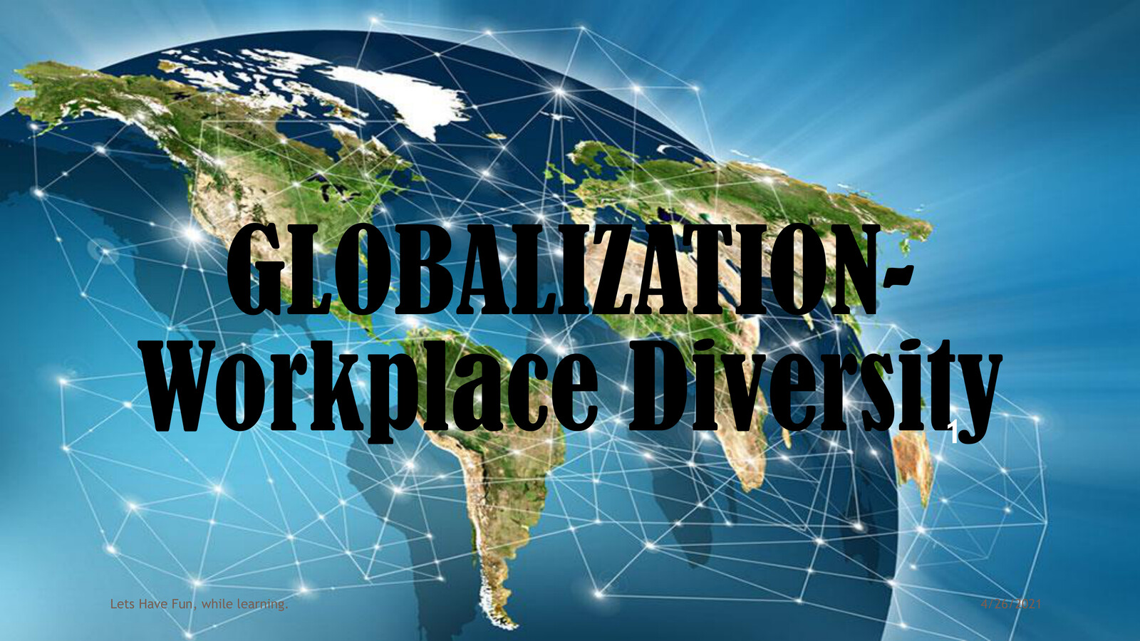 GLOBALIZATION-Workplace Diversity Handout by Donice Gardener - Flipsnack