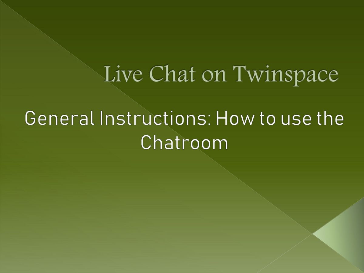 Live Chat on Twinspace_Instructions by Ioanna - Flipsnack