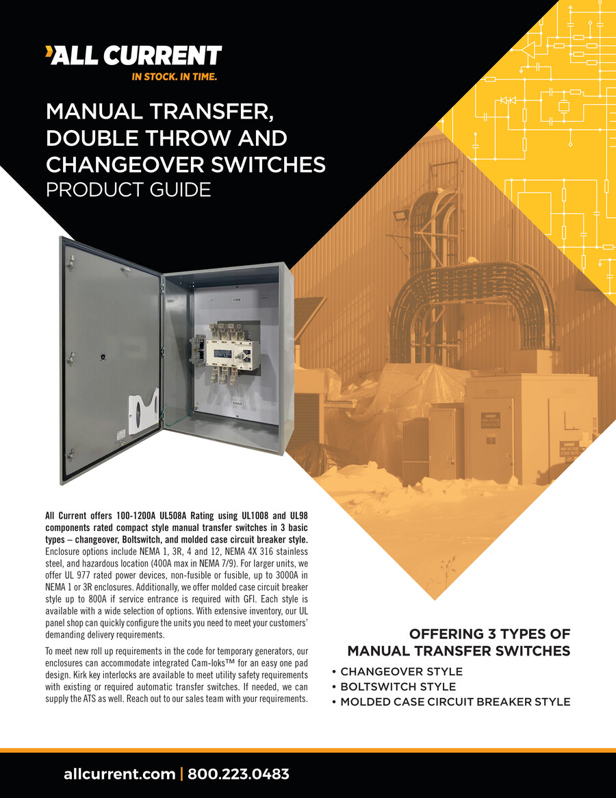 Manual Transfer Switches by All Current...