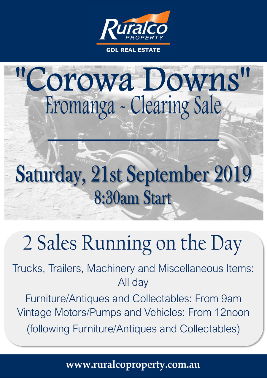 Corowa Downs Clearing Sale by Ruralco Property GDL Flipsnack