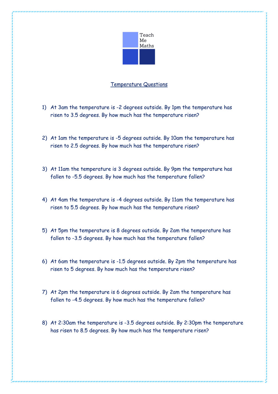 Temperature Questions by Peter Godden - Flipsnack