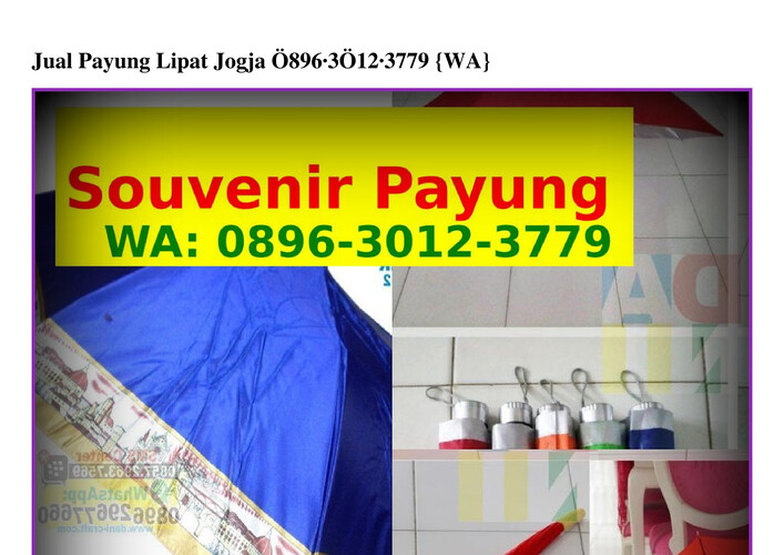 Jual Payung Lipat Jogja 0896·3012·3779 {WA}