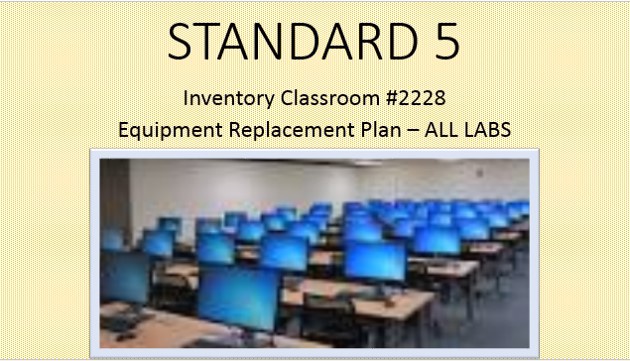 Standard 5- Lab 2228 Inventory and Equipment Replacement Plan by Angela ...