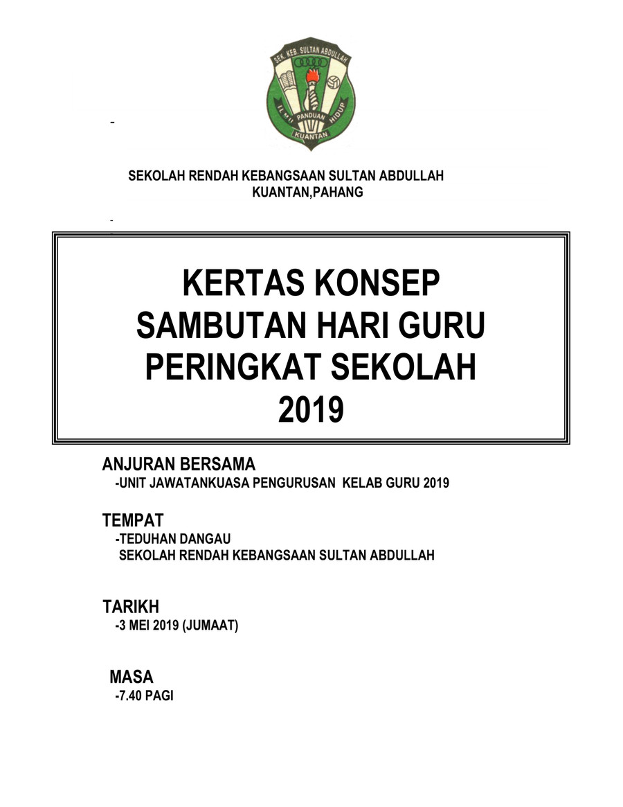 SAMBUTAN HARI GURU 2019 by afira17 - Flipsnack