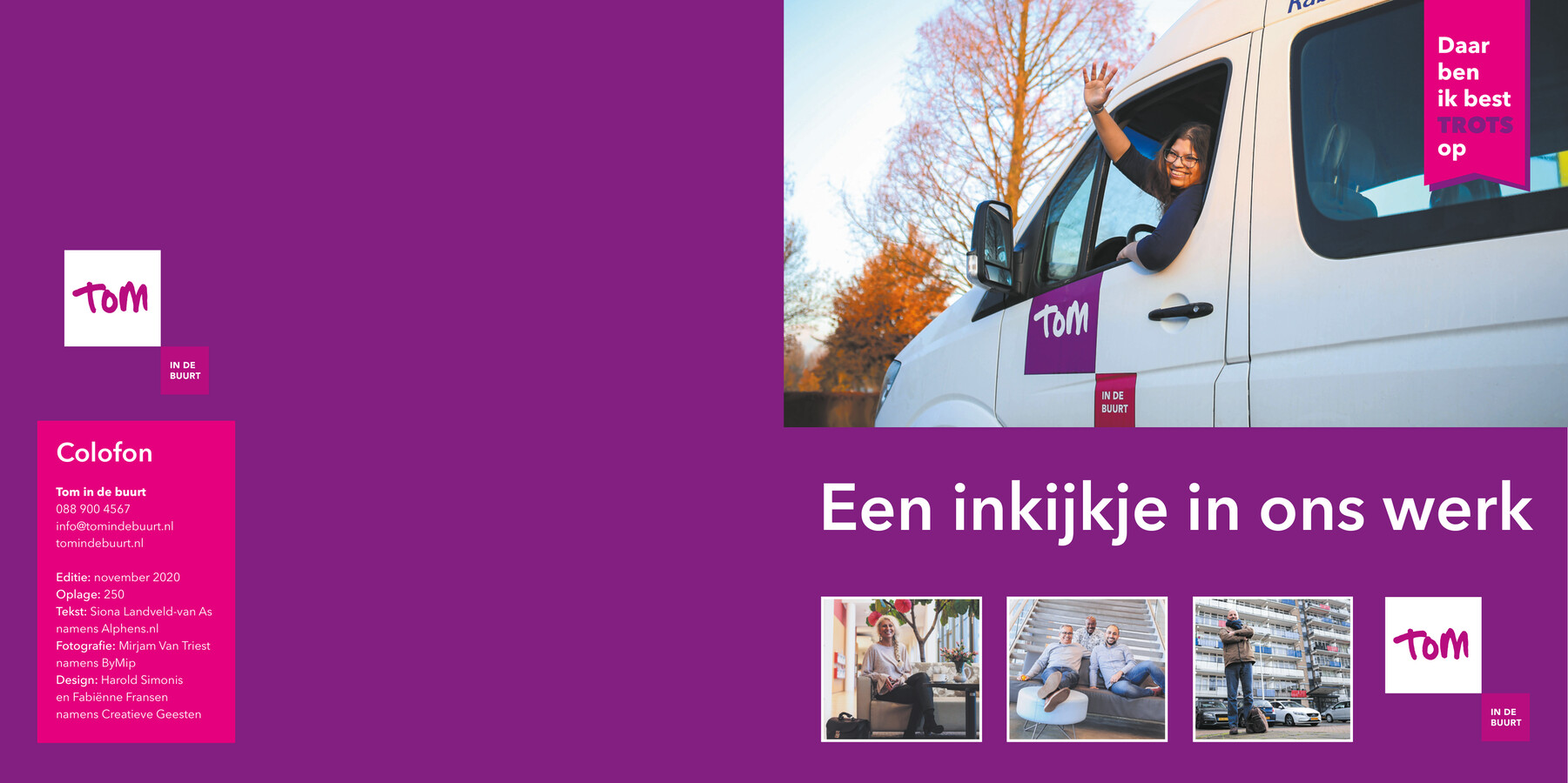 Magazine Tom in de buurt 2020 by Wilma Straathof Flipsnack