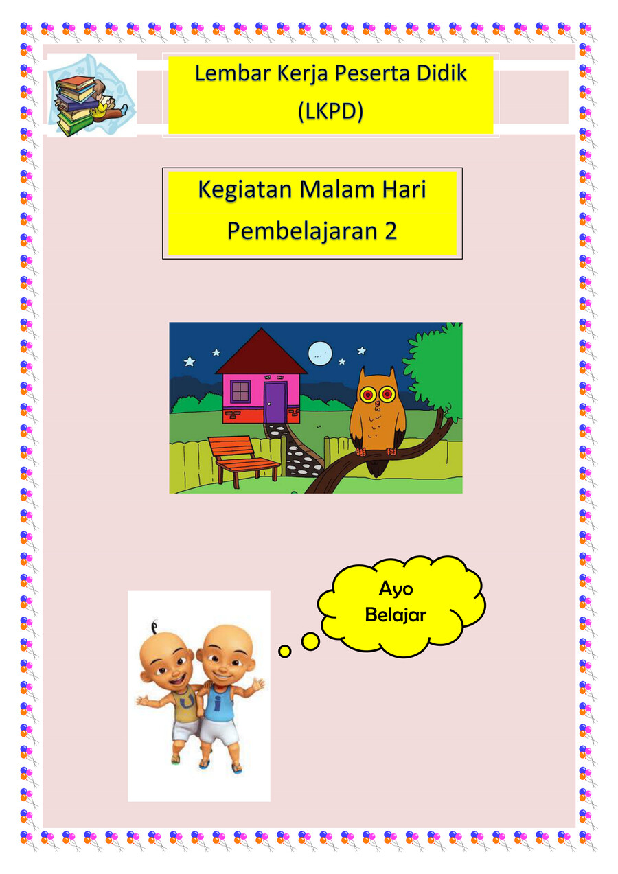 Lkpd Kelas I Tema 3 St 4 Pb 2 By Desi Puguh Flipsnack 7805