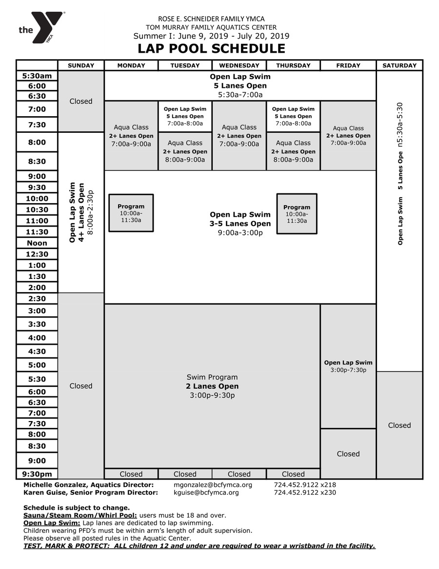 1904 Aquatics Schedule (6619) by BCFYMCA Flipsnack