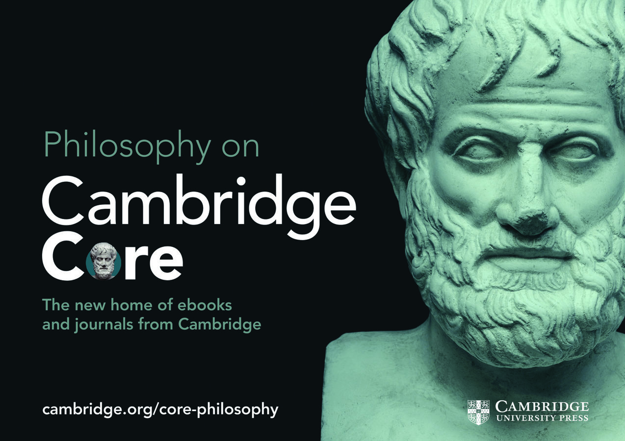 Cambridge Core Philosophy flyer 2017 by camjnls Flipsnack