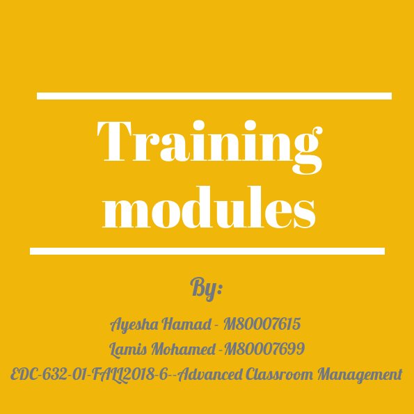Training modules by trainingmodules - Flipsnack