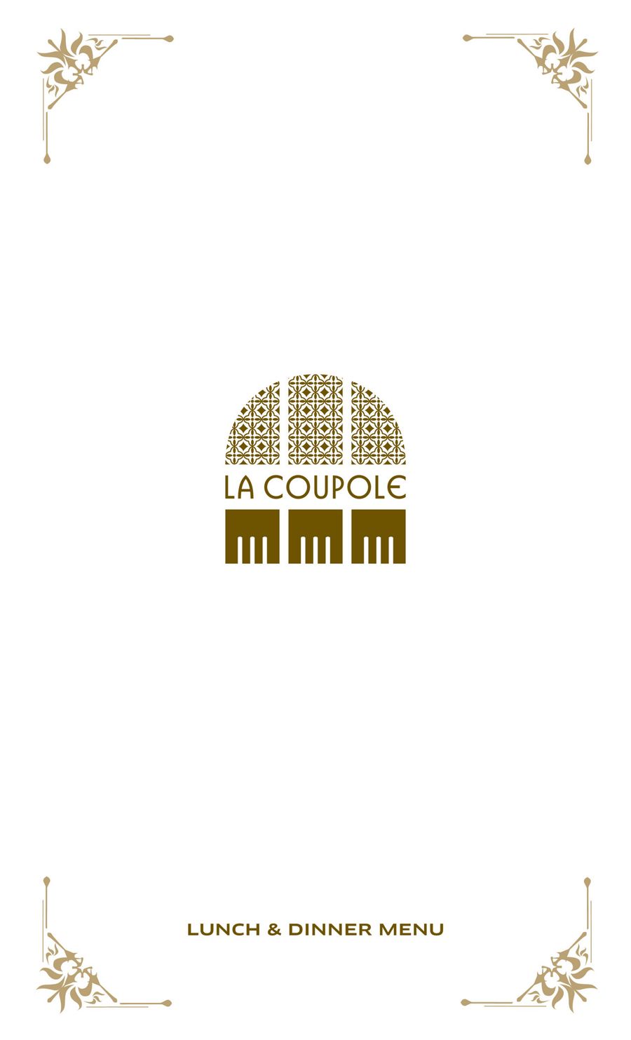 La Coupole Menu by... Flipsnack