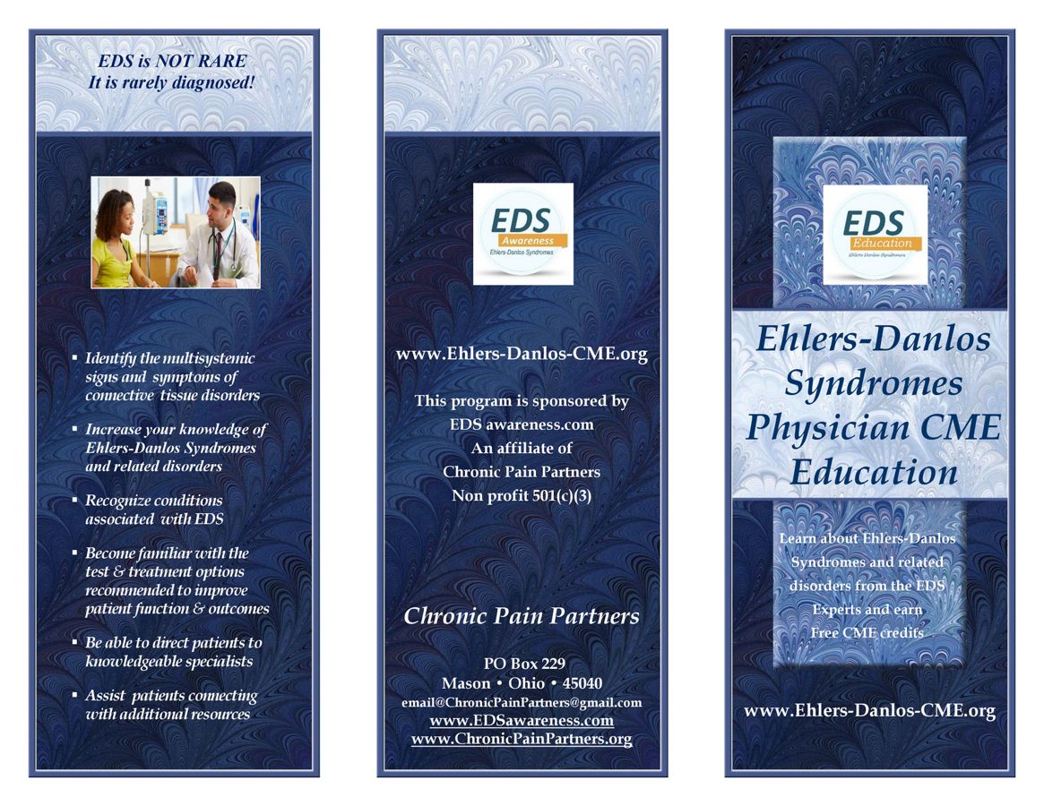 Ehlers-Danlos Syndromes Physician CME Education brochure. 8 FINA by eds ...