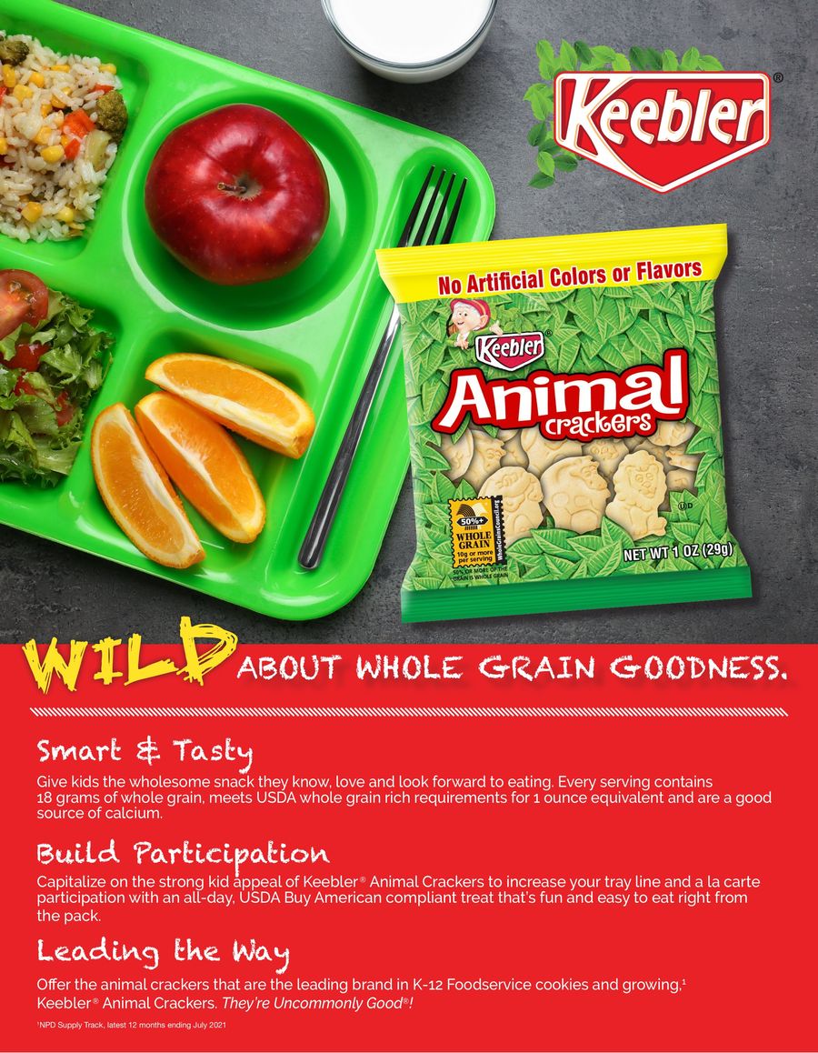 Keebler K12 Animal Cracker Sell Sheet_Ferrero Foodservice by Ferrero