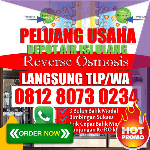 WA 0812 8073 0234 JASA PEMASANGAN AIR RO KOTA BEKASI