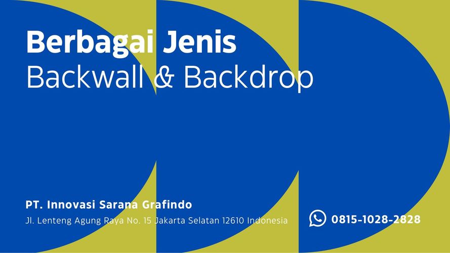 PROMO! Backwall dan Backdrop Jakarta, WA  081510282828