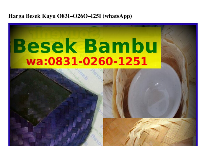 Harga Besek Kayu Ö831 Ö26Ö 1251 {WA}