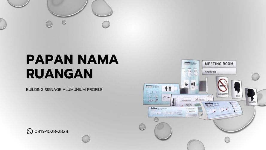 PROMO, Distributor Papan Nama Ruangan Jakarta, WA: 0815-1028-282