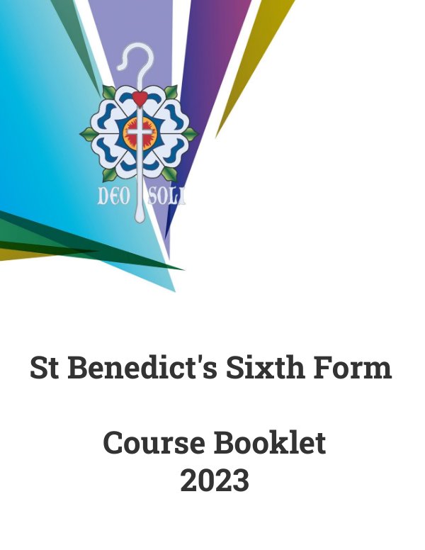 St Benedict's Course Book 2023 by Journalism Flipsnack