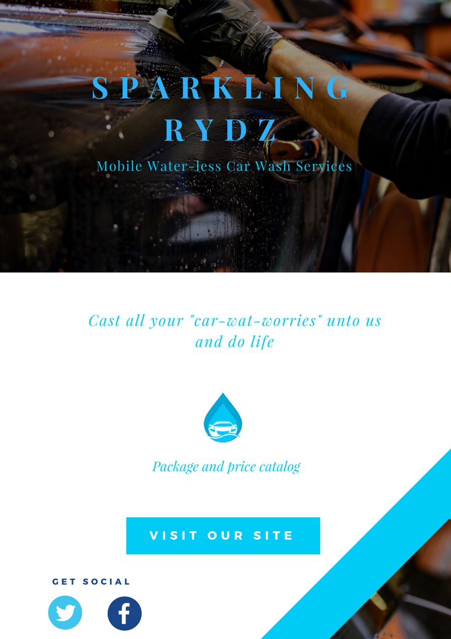 Sparkling Rydz Car Wash Packages and Pricing by Sparkling Rydz Flipsnack