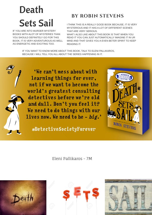 Death Sets Sail by Eleni Pallikaros Flipsnack