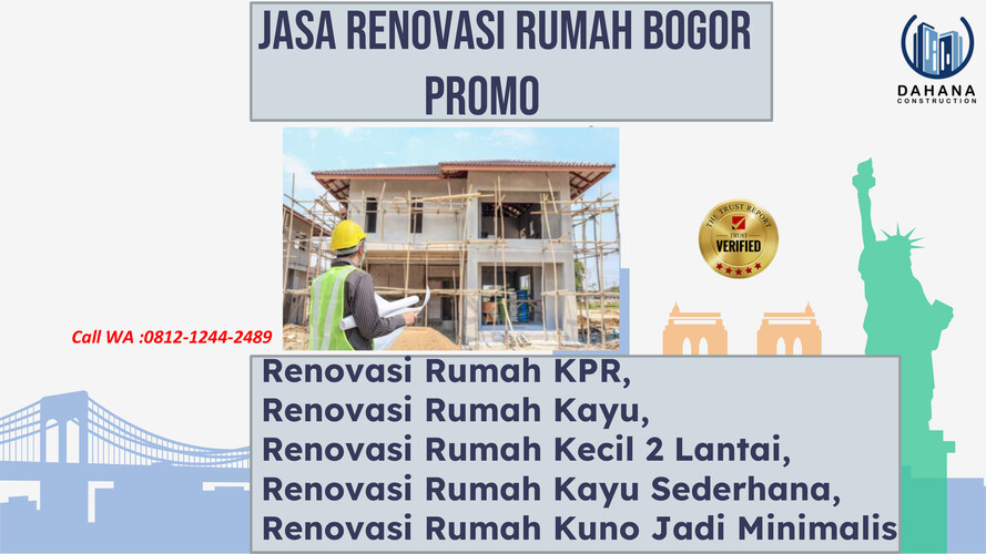 PROMO, CALL WA 0812-1244-2489, Renovasi Rumah KPR