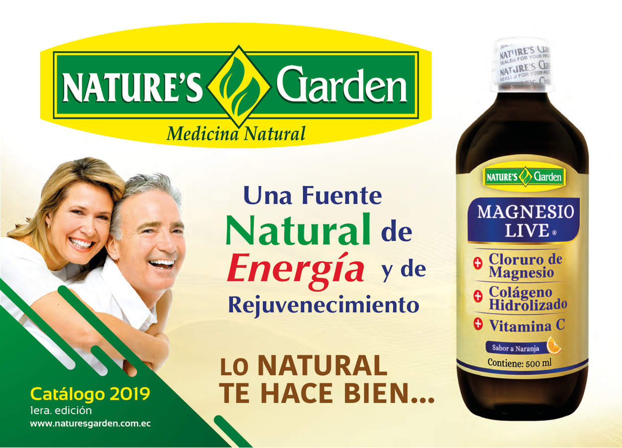 Catálogo de productos Nature's Garden 2019 by NG Flipsnack