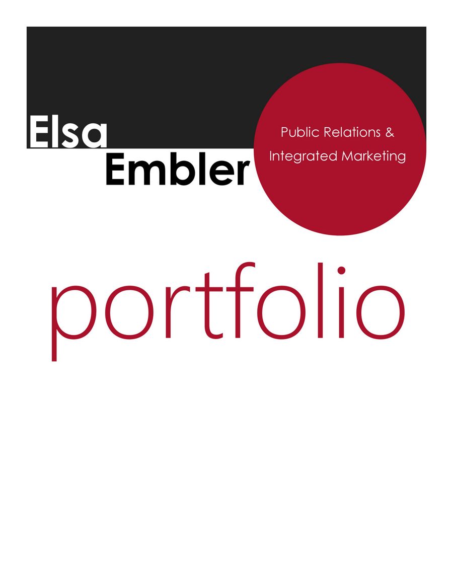 Elsa Embler Portfolio by elsaembler - Flipsnack