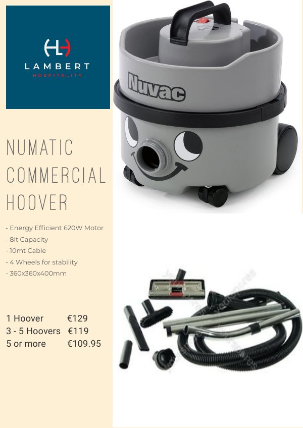 Numatic Commercial Hoover by Philip Axworthy Flipsnack