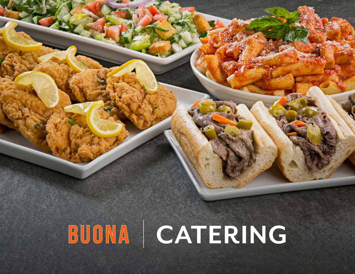 Buona Catering Menu by buonabeef Flipsnack